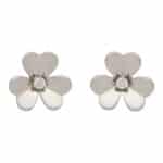 Vintage Van Cleef and Arpels Frivole Diamond Earrings