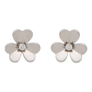 Vintage Van Cleef and Arpels Frivole Diamond Earrings