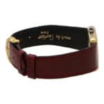 Vintage Cartier 'Must De Cartier' Maroon Watch