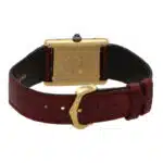 Vintage Cartier 'Must De Cartier' Maroon Watch
