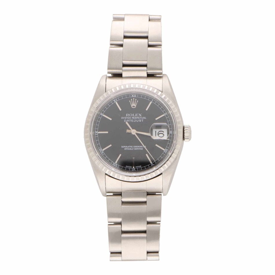 Vintage 1998 Rolex Oyster Perpetual DateJust Black Dial