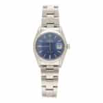 Vintage 1977 Rolex Oyster AirKing Date Blue Dial Watch