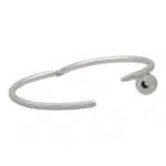 Vintage Cartier Diamond Juste Un Clou Bangle in White Gold, 17