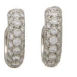 Vintage Tiffany & Co. Small Diamond Hoop Earrings