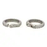 Vintage Tiffany & Co. Large Etoile Diamond Hoop Earrings