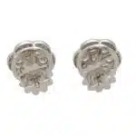 Contemporary Diamond Floral Cluster Earrings