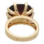 Vintage Cartier 'Kiss of the Dragon' Garnet Ring