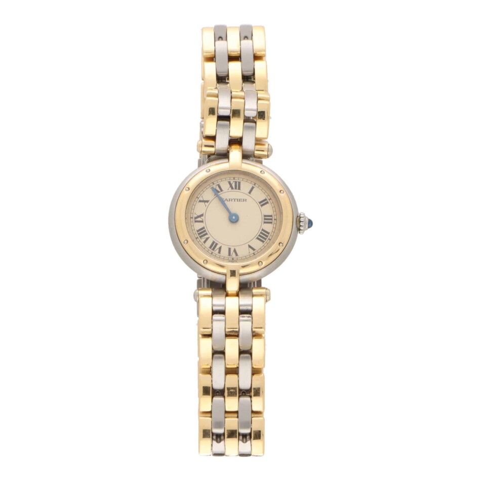 Vintage Cartier Panthere Ronde 24mm Gold and Steel Watch