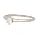 Vintage Tiffany & Co. Round Brilliant Cut Diamond Solitaire