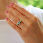 Vintage Tiffany & Co. Tiffany T Turquoise Ring