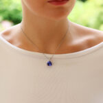 Tanzanite and Diamond Pendant Necklace