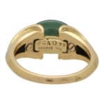 Vintage 1970's Van Cleef & Arpels Chrysoprase and Diamond Ring