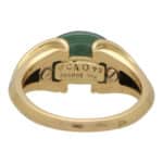 Vintage 1970's Van Cleef & Arpels Chrysoprase and Diamond Ring