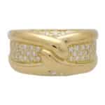 Vintage 1980's Cartier Diamond Knot Ring