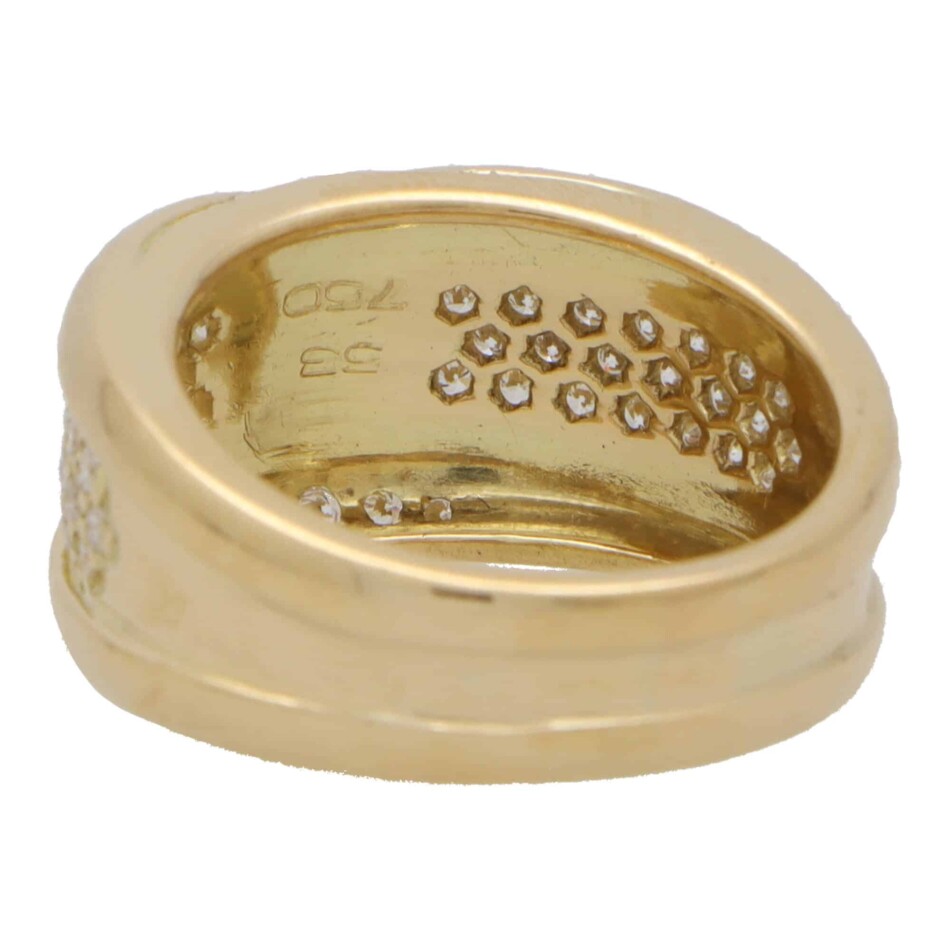 Vintage 1980's Cartier Diamond Knot Ring