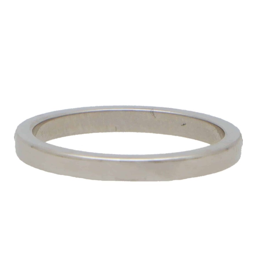 Vintage Tiffany & Co. Half Eternity Ring in Platinum