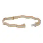 Vintage Trinity Wave Bangle in 9k Gold