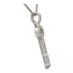 Vintage Theo Fennell Diamond Key Necklace
