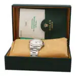 Vintage 2000 Rolex Oyster Perpetual Date White Dial Watch