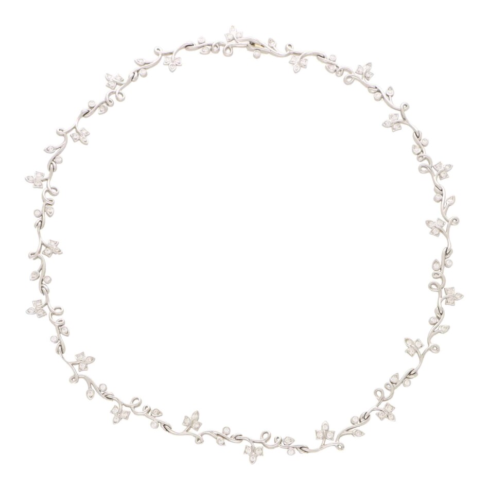 Vintage Tiffany & Co. Twisted Ivy Collar Necklace