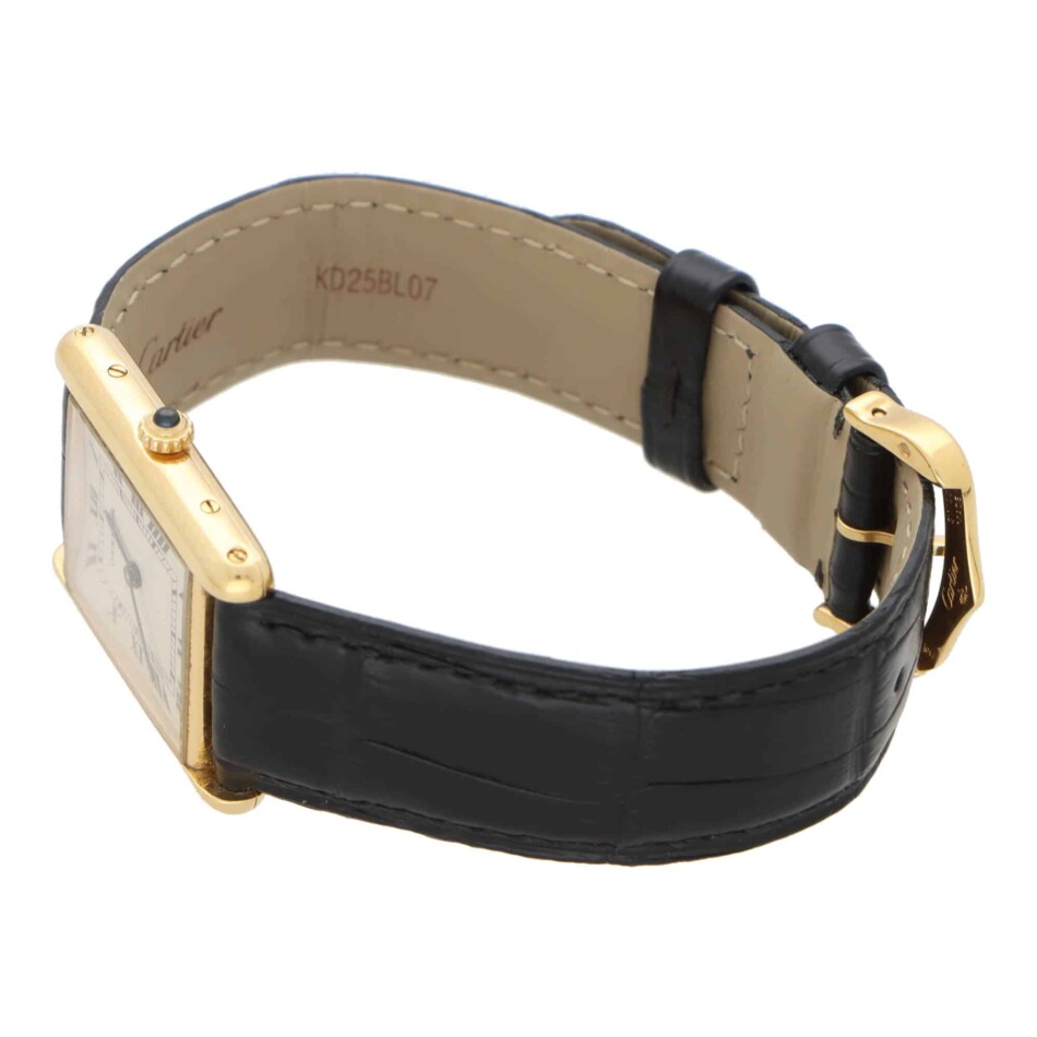 Vintage Cartier Tank Louis Watch in Yellow Gold