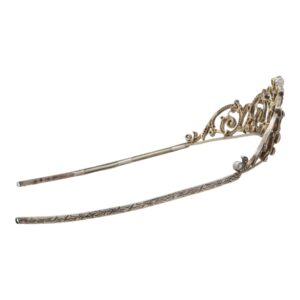 Edwardian Old Cut Diamond Foliate Scroll Tiara