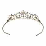 Edwardian Old Cut Diamond Foliate Scroll Tiara