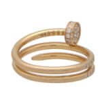 Vintage Cartier Diamond Juste Un Clou Ring in Rose Gold