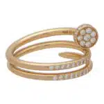 Vintage Cartier Diamond Juste Un Clou Ring in Rose Gold
