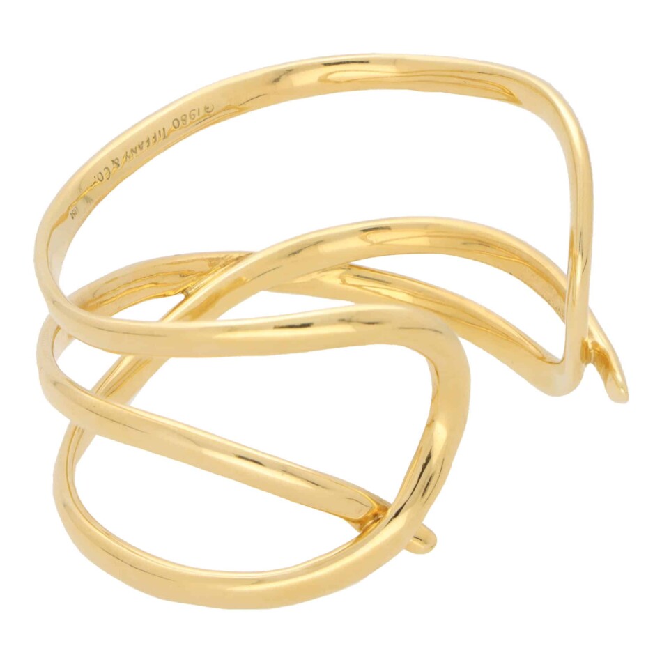 Vintage Tiffany & Co. Twisted Wire Cuff Torque Bangle
