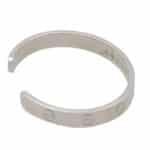 Vintage Cartier Love U Diamond Torque Bangle, Size 16
