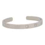 Vintage Cartier Love U Diamond Torque Bangle, Size 16
