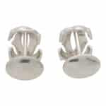 Vintage Cartier 'Penelope' Logo Swivel Back Cufflinks