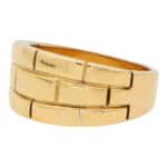 Vintage Cartier Maillon Panthère Brick Link Ring