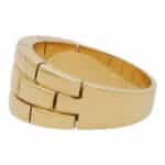 Vintage Cartier Maillon Panthère Brick Link Ring