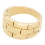 Vintage Cartier Maillon Panthère Brick Link Ring