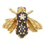Vintage Tiffany & Co. Sapphire and Diamond Bug Brooch