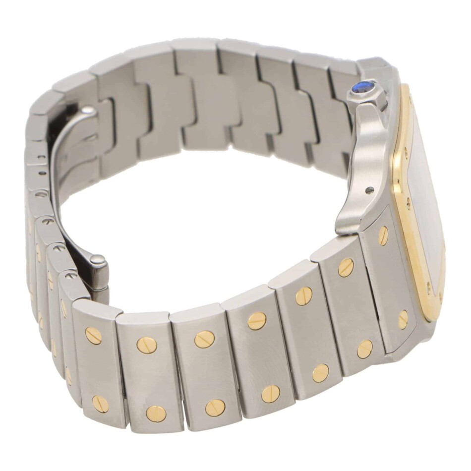 Vintage Cartier Automatic Steel and Gold 29mm Santos Watch