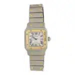 Vintage Cartier Automatic Steel and Gold 29mm Santos Watch