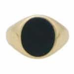 Vintage 9ct Bloodstone Signet Ring