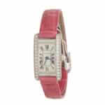 Vintage Cartier Diamond Mini Tank Americaine Watch