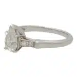 Vintage Harry Winston GIA D-Color Pear Cut Diamond Ring
