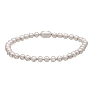 Vintage Cartier 'Perles' Diamond Line Tennis Bracelet