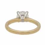 Certified Round Brilliant Cut Diamond Solitaire Ring