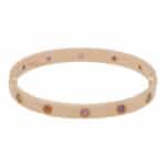 Vintage Cartier Multi Gem Love Bangle, Size 18