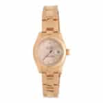Vintage 2002 Rose Gold and Diamond Automatic Rolex Watch
