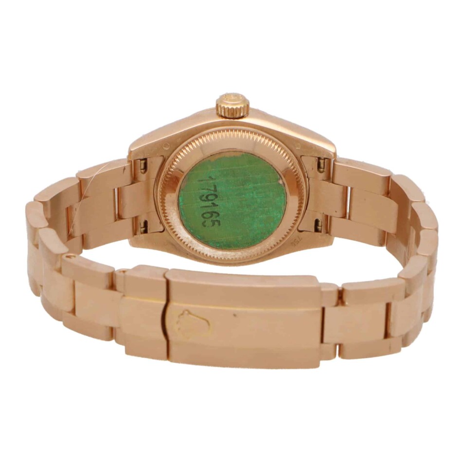 Vintage 2002 Rose Gold and Diamond Automatic Rolex Watch