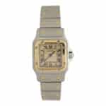 Vintage Cartier Santos 24mm Steel and Gold Watch