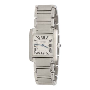 Vintage Cartier Steel Tank Francaise Watch