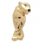 Vintage Cartier Tsavorite Garnet Panther Pin/Brooch